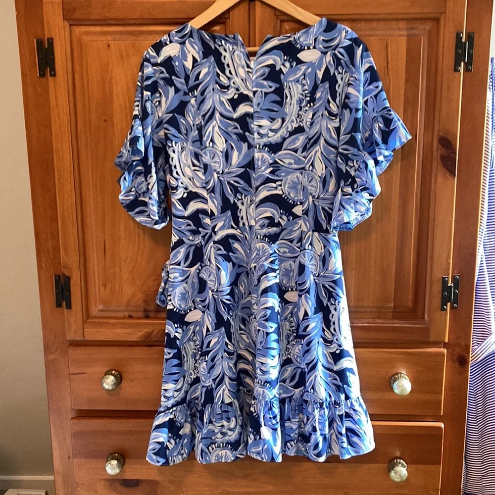 Lilly Pulitzer Darlah dress size 14 You’re the Zest - Picture 5 of 7